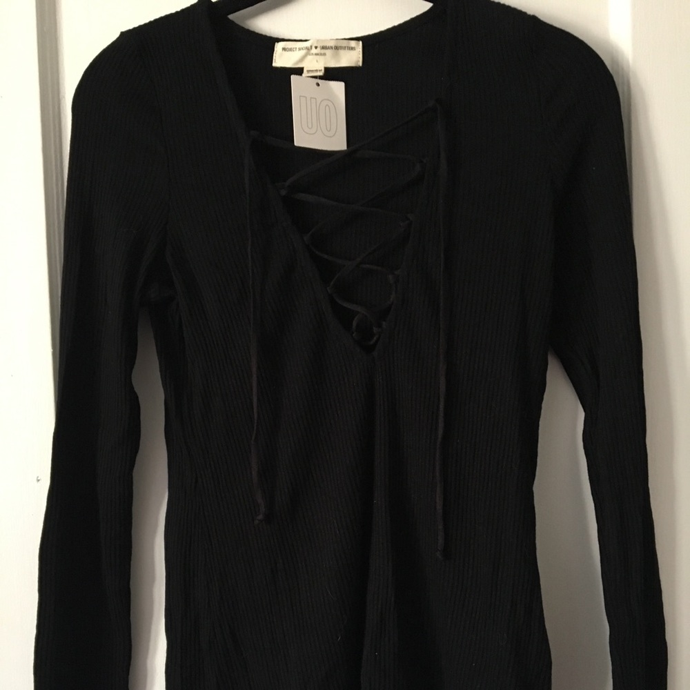 NWT Urban Outfitters Strappy Shirt Size M